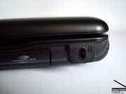 Kensington Lock neben dem Lightscribe Brenner.