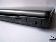 Kensington Lock und Lightscribe-Brenner von LG. Kensington Lock und Lightscribe-Brenner von LG.