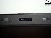 LED`s zur Tastaturbeleuchtung ohne Wirkung flankieren die Webcam