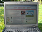 Asus B80A im Ausseneinsatz