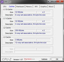 Systeminfo CPU-Z Cache Systeminfo CPU-Z Cache