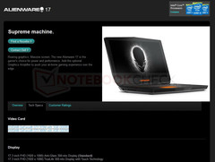 Dell Alienware 17: Bald mit Nvidia GeForce GTX 970M und 980M?