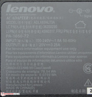 ...und stellt maximal eine Leistung von 65 Watt bereit.