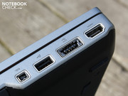 das Wichtigste ist an Bord. Auf moderne Consumer Ports wie USB 3.0 muss aber verzichtet werden.