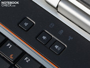 Sondertasten gibt es nur für die Lautstärke und Stumm.