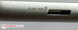 Der microSD-Karten-Slot.