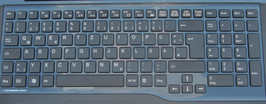 Laut Fujitsu ist die Tastatur vor Spritzwasser geschützt. Laut Fujitsu ist die Tastatur vor Spritzwasser geschützt.