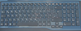 Laut Fujitsu ist die Tastatur vor Spritzwasser geschützt.