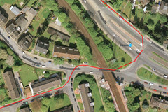 GPS Garmin Edge 500 Kreuzung