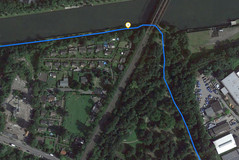 GPS Garmin Edge 500, Waldweg