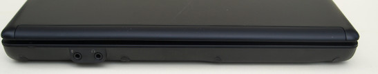 HP Compaq 2230s Vorderseite: HDD-LED, Mikrofon, Kopfhörer