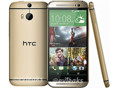 HTC: The All New HTC One 2 M8 in Gold geleakt