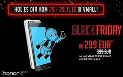 Honor 8: Zwischen Black Friday und Cyber Monday 100 Euro günstiger