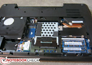 Offener Mini PCIe Slot vor Installation unserer Renice X5 SSD