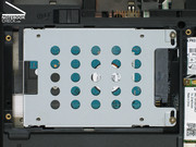 Datensilo im Käfig: Unser 3414W hat eine riesige und flotte 250-GByte-Festplatte an Bord. Datensilo im Käfig: Unser 3414W hat eine riesige und flotte 250-GByte-Festplatte an Bord.