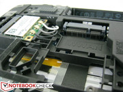 WWAN Mini PCIe Slot neben der WLAN Karte