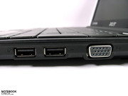 Der VGA-Ausgang bietet bei 1280x1024 Bildpunkten eine befriedigende Bildqualität Der VGA-Ausgang bietet bei 1280x1024 Bildpunkten eine befriedigende Bildqualität