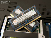 ... die verbauten 4 GByte Arbeitsspeicher erreichen lassen