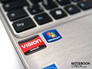 Neben Windows 7 unterstützt der 1201T die AMD-Vision-Technologie.