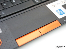 Touchpad mit sehr rauer Oberfläche Touchpad mit sehr rauer Oberfläche