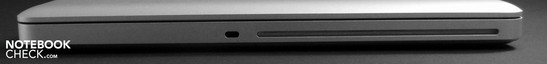 Rechte Seite: SuperDrive, Kensington Lock Rechte Seite: SuperDrive, Kensington Lock