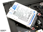750 GB und eine durchschnittliche Leistung bietet das HDD. 750 GB und eine durchschnittliche Leistung bietet das HDD.