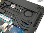 Verantwortlich: Ein Lüfter und schwarze Heatpipes Verantwortlich: Ein Lüfter und schwarze Heatpipes