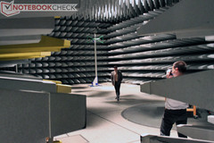 Erste Station, Zentrum für Tests und Zulassungen, Semi Anechoic Chamber.
