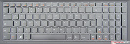 Die Tastatur ermöglicht ein angenehmes Tippen.