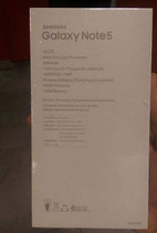 Der angebliche Verpackungskarton des Note 5 bestätigt einige Specs (Bild: Hooror auf Facebook)