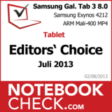 Award: Samsung Galaxy Tab 3 8.0