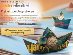 Amazon E-Book Flatrate: Kindle Unlimited auch in Deutschland