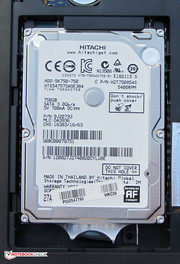 Die Festplatte ließe sich leicht entnehmen.