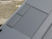 Die leichtgängigen Touchpad-Tasten haben ein gutes Feedback. Die leichtgängigen Touchpad-Tasten haben ein gutes Feedback.