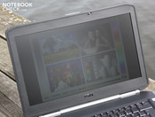 Ansicht von oben, Sonne direkt