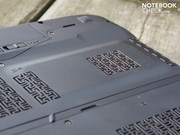 Die Unterseite wurde für einen starken Luftdurchsatz optimiert.