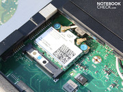 Was WLAN-Modul steckt als Mini PCI Express Karte.