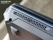 Die Frischluft wird unter anderem frontseitig angesaugt