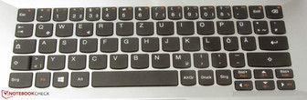 Die Tastatur kommt ohne Beleuchtung.