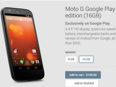 Motorola: Moto G als Google Play Edition