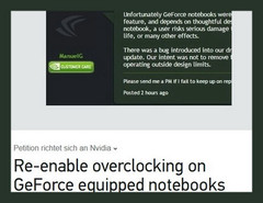 Nvidia: Overclocking für Maxwell Notebook-GPUs