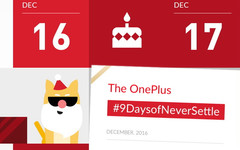 OnePlus: Geschenke abstauben bei #9DaysofNeverSettle