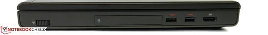 Rechte Seite: Funkschalter, 2 x USB 3.0, DisplayPort
