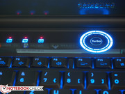 Im Gaming-Modus leuchtet der Turbo auf Im Gaming-Modus leuchtet der Turbo auf