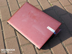 roter, matter Deckel
