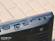 Die Anschlüsse sind nach dieser Ansicht bereits fast erschöpft (Rechts: 2xUSB).