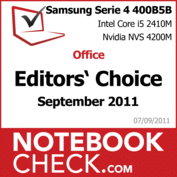 Award Office-Notebook des Monats September 2011