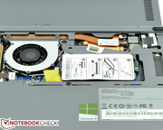 ...der Lüfter nebst Kühlsystem. Auch das WLAN-Modul und...