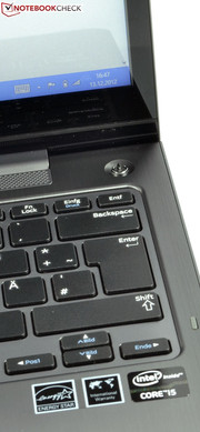 Die Pfeiltasten fallen klein aus.