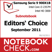 Award Subnotebook des Monats September 2011
